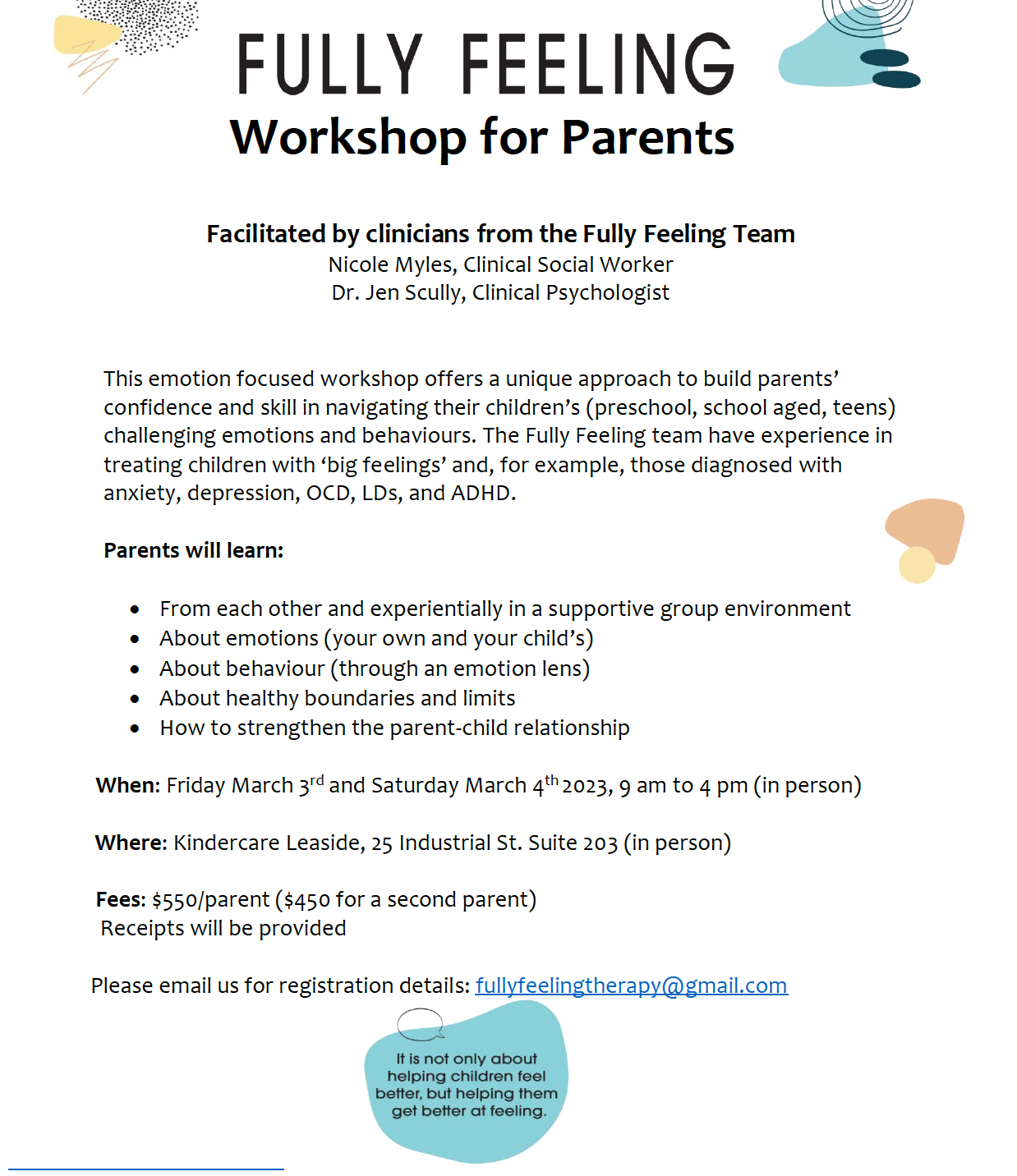 Fully Feeling - Workshop for Parents