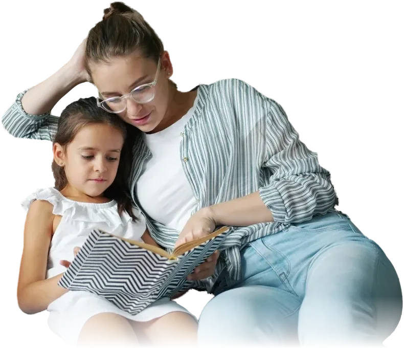 Mother and daughter reading together — Cornerstone Psychological Services